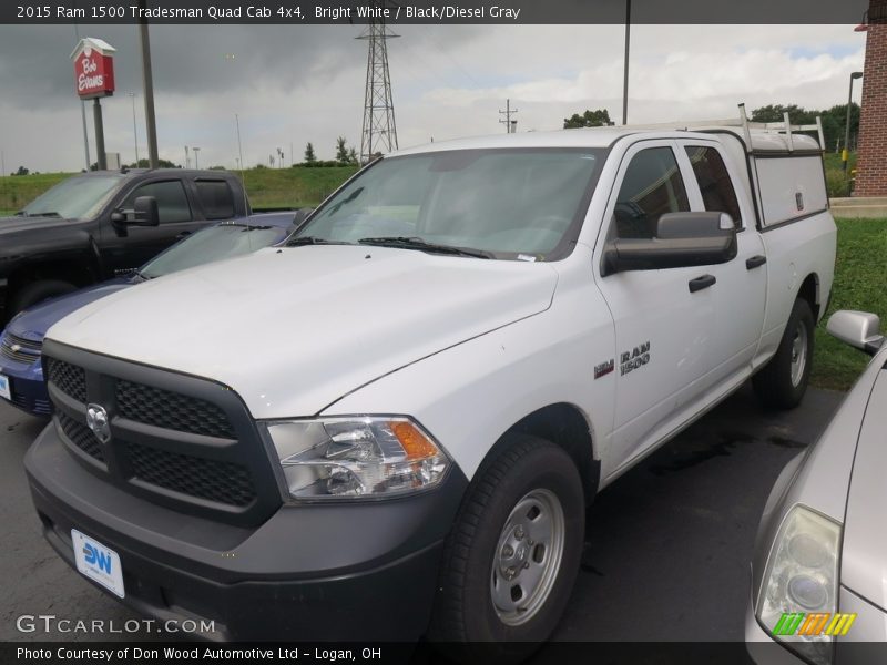 Bright White / Black/Diesel Gray 2015 Ram 1500 Tradesman Quad Cab 4x4