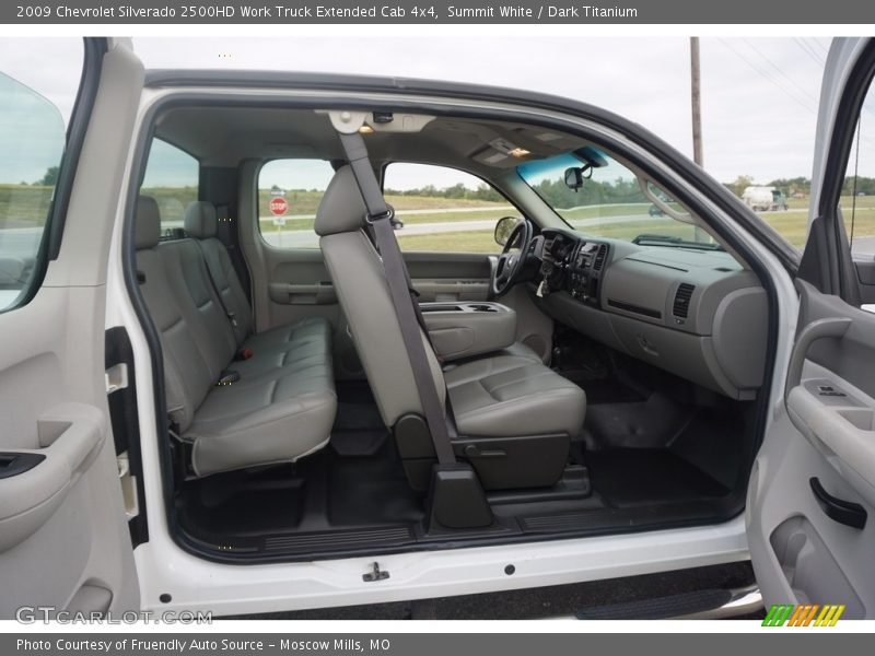 Summit White / Dark Titanium 2009 Chevrolet Silverado 2500HD Work Truck Extended Cab 4x4