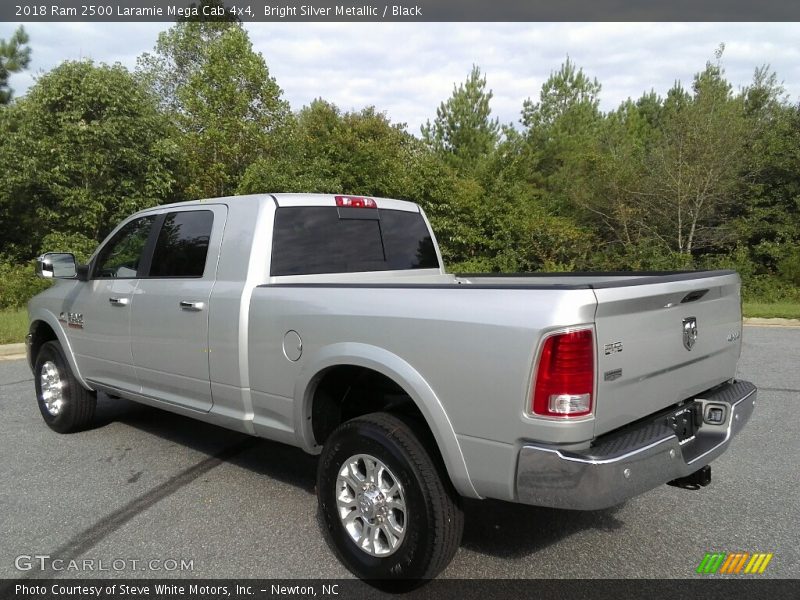 Bright Silver Metallic / Black 2018 Ram 2500 Laramie Mega Cab 4x4