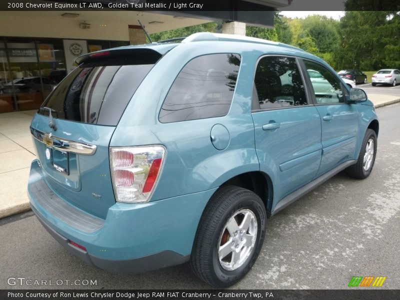 Golden Teal Metallic / Light Gray 2008 Chevrolet Equinox LT AWD