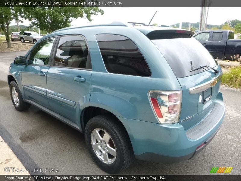 Golden Teal Metallic / Light Gray 2008 Chevrolet Equinox LT AWD