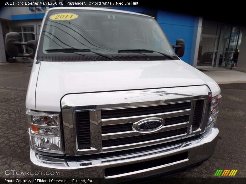 Oxford White / Medium Flint 2011 Ford E Series Van E350 XLT Passenger