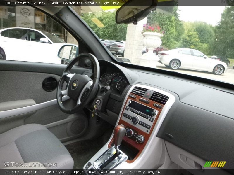 Golden Teal Metallic / Light Gray 2008 Chevrolet Equinox LT AWD