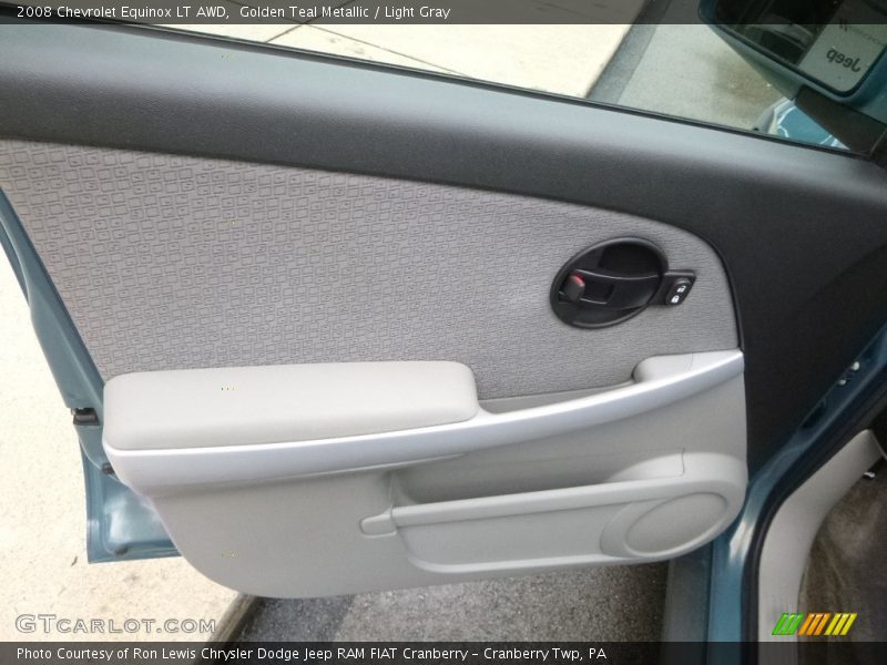 Golden Teal Metallic / Light Gray 2008 Chevrolet Equinox LT AWD
