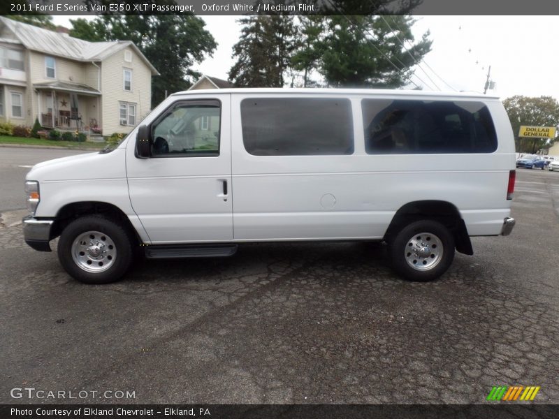 Oxford White / Medium Flint 2011 Ford E Series Van E350 XLT Passenger