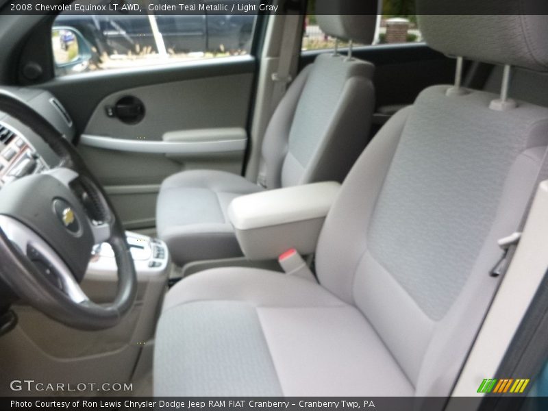 Golden Teal Metallic / Light Gray 2008 Chevrolet Equinox LT AWD