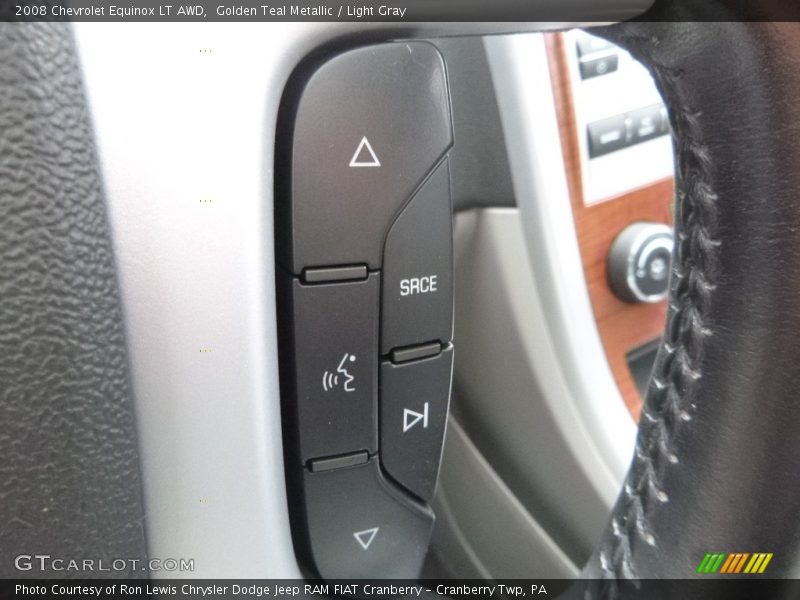 Golden Teal Metallic / Light Gray 2008 Chevrolet Equinox LT AWD