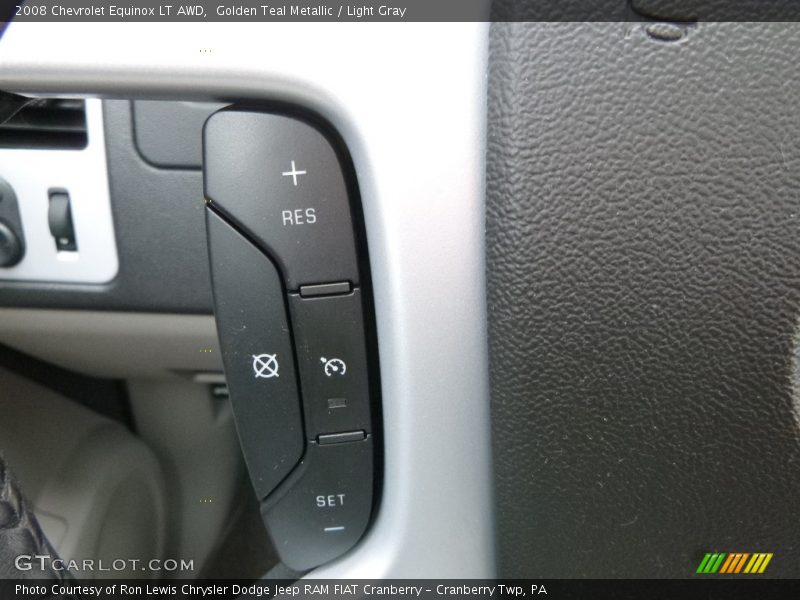 Golden Teal Metallic / Light Gray 2008 Chevrolet Equinox LT AWD