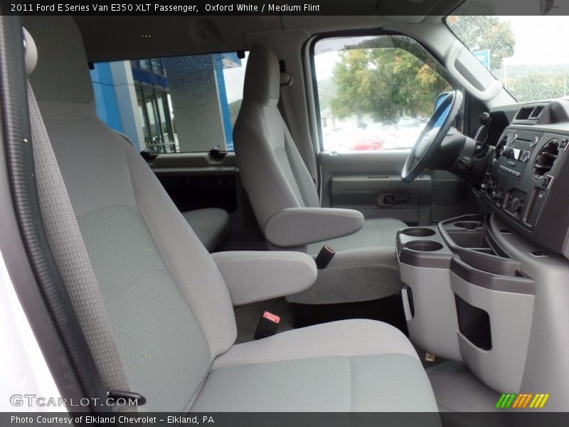 Oxford White / Medium Flint 2011 Ford E Series Van E350 XLT Passenger