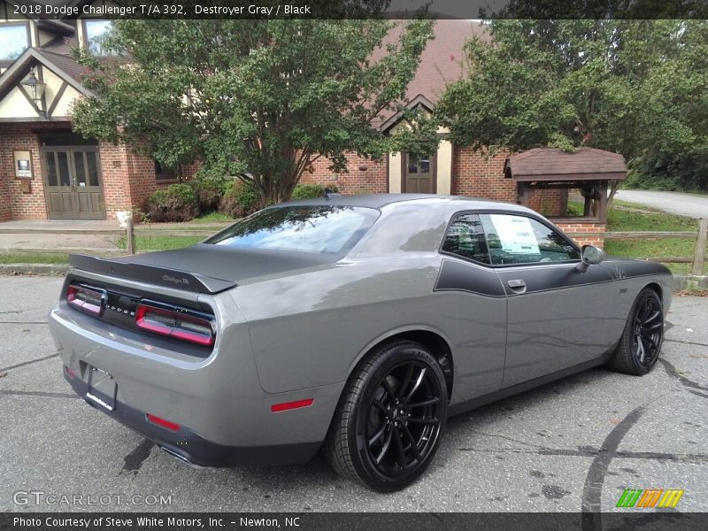 Destroyer Gray / Black 2018 Dodge Challenger T/A 392