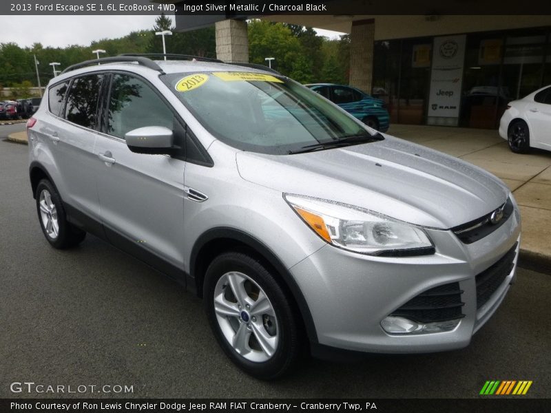 Ingot Silver Metallic / Charcoal Black 2013 Ford Escape SE 1.6L EcoBoost 4WD