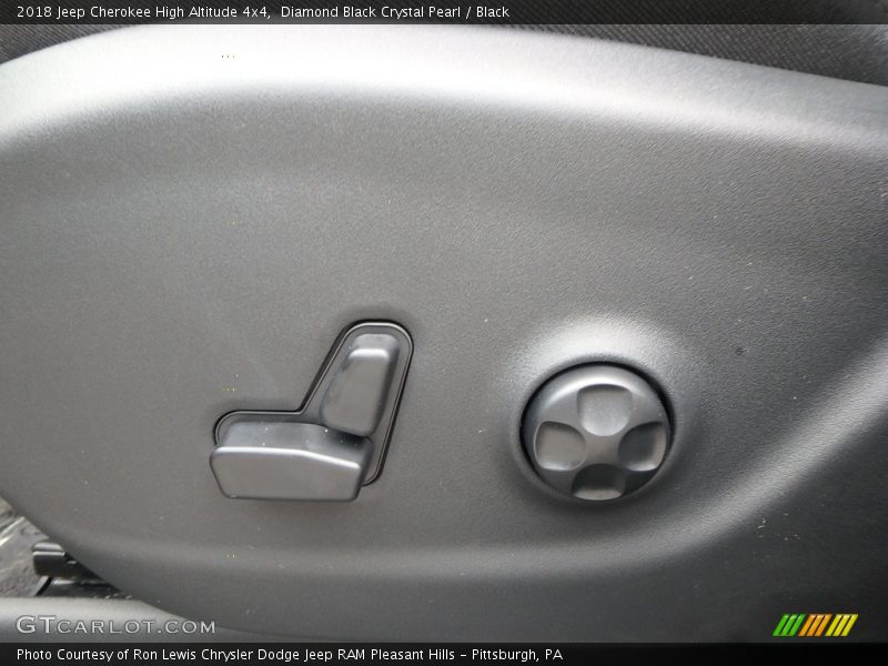 Diamond Black Crystal Pearl / Black 2018 Jeep Cherokee High Altitude 4x4