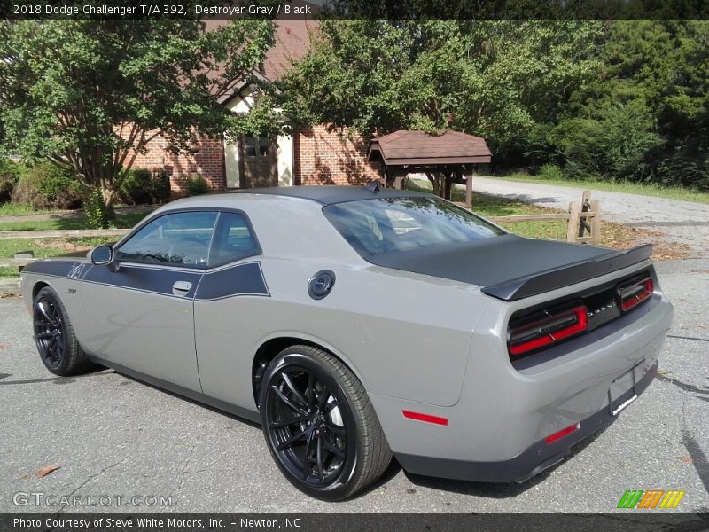 Destroyer Gray / Black 2018 Dodge Challenger T/A 392