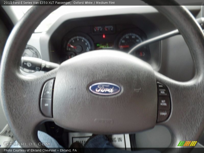 Oxford White / Medium Flint 2011 Ford E Series Van E350 XLT Passenger