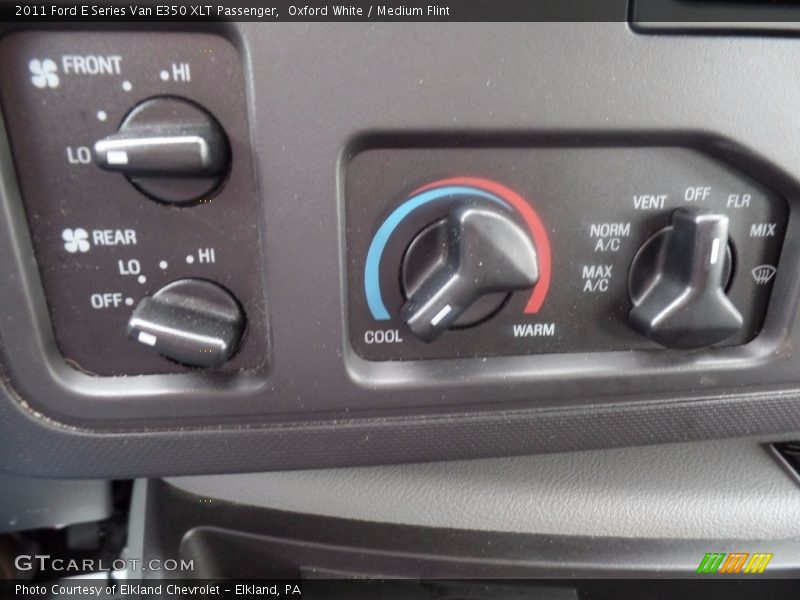 Oxford White / Medium Flint 2011 Ford E Series Van E350 XLT Passenger