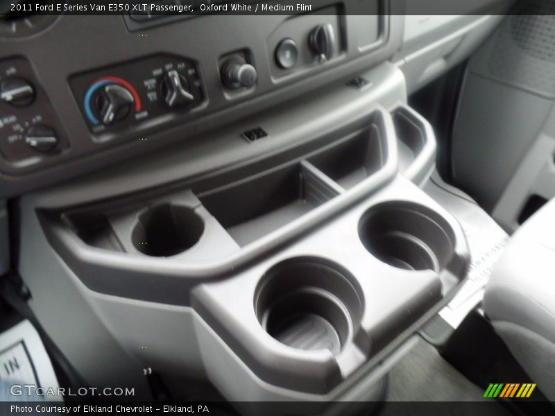 Oxford White / Medium Flint 2011 Ford E Series Van E350 XLT Passenger