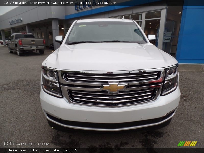 Iridescent Pearl Tricoat / Cocoa/Dune 2017 Chevrolet Tahoe Premier 4WD