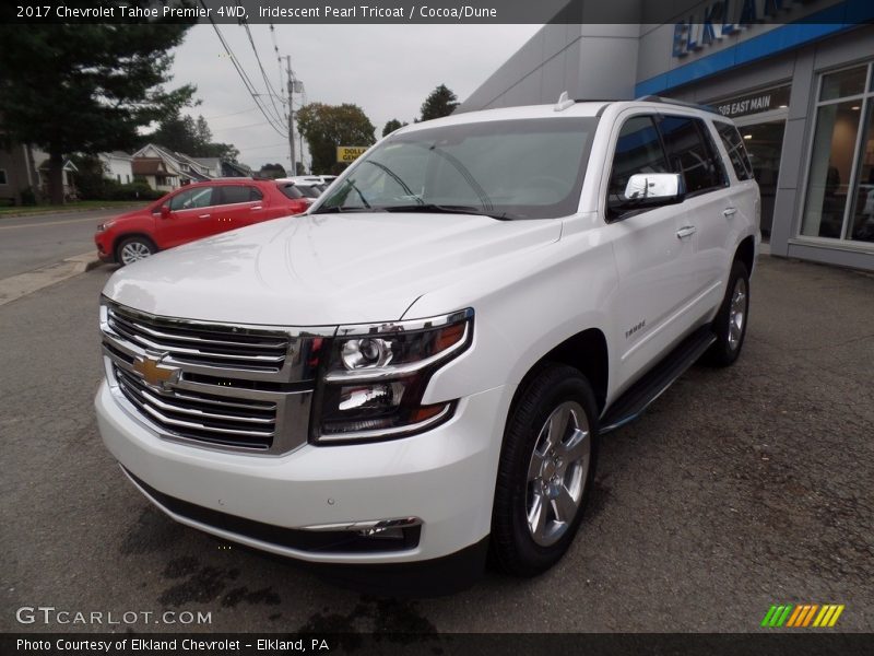 Iridescent Pearl Tricoat / Cocoa/Dune 2017 Chevrolet Tahoe Premier 4WD