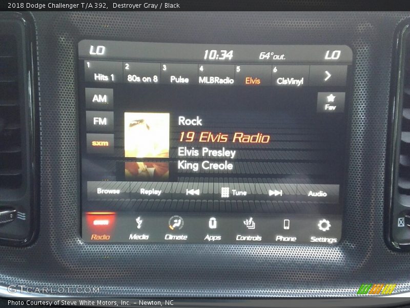 Destroyer Gray / Black 2018 Dodge Challenger T/A 392