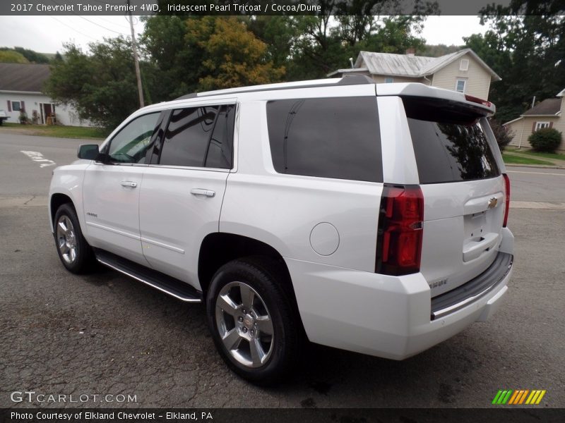 Iridescent Pearl Tricoat / Cocoa/Dune 2017 Chevrolet Tahoe Premier 4WD