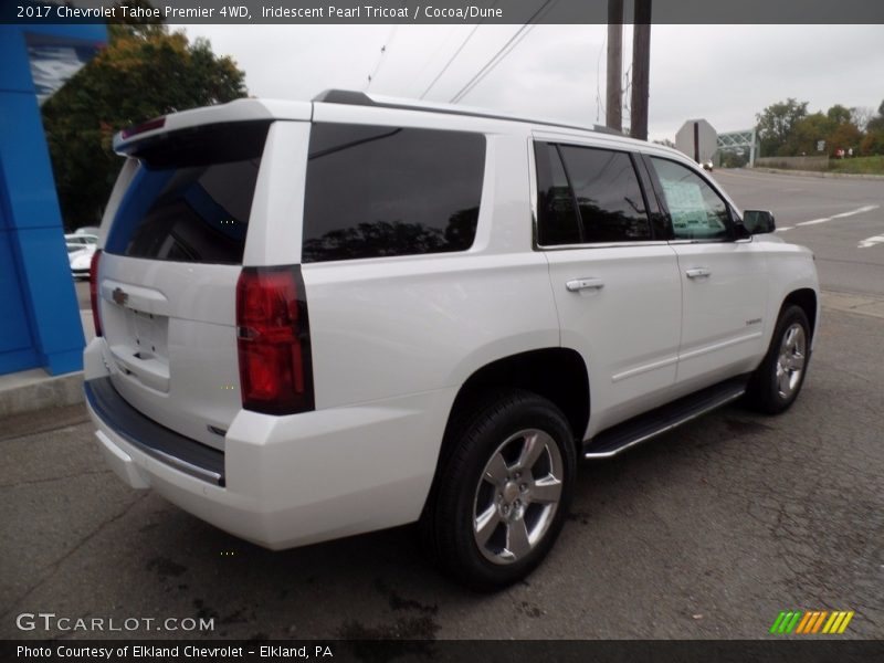 Iridescent Pearl Tricoat / Cocoa/Dune 2017 Chevrolet Tahoe Premier 4WD