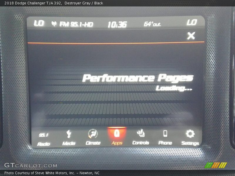 Destroyer Gray / Black 2018 Dodge Challenger T/A 392