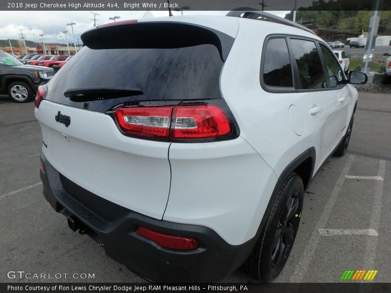 Bright White / Black 2018 Jeep Cherokee High Altitude 4x4