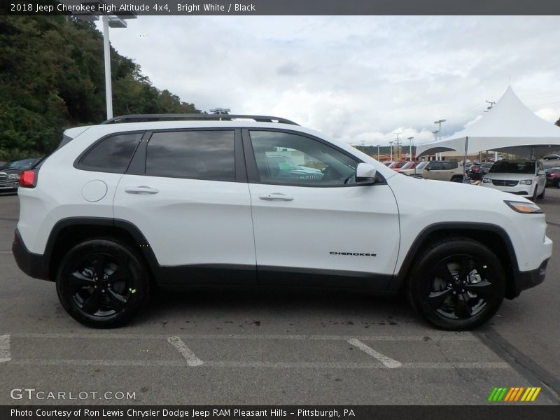 Bright White / Black 2018 Jeep Cherokee High Altitude 4x4