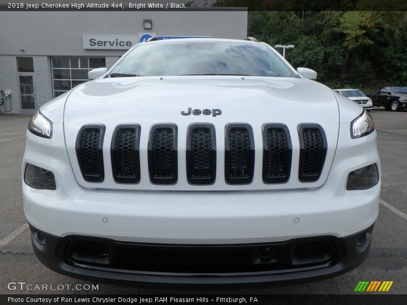 Bright White / Black 2018 Jeep Cherokee High Altitude 4x4