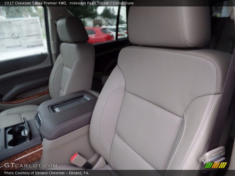 Iridescent Pearl Tricoat / Cocoa/Dune 2017 Chevrolet Tahoe Premier 4WD