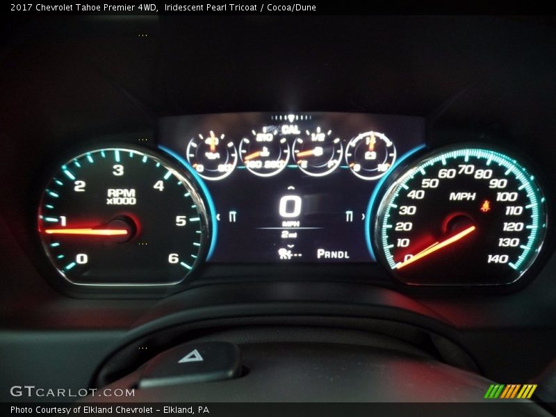 Iridescent Pearl Tricoat / Cocoa/Dune 2017 Chevrolet Tahoe Premier 4WD