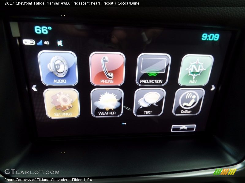 Iridescent Pearl Tricoat / Cocoa/Dune 2017 Chevrolet Tahoe Premier 4WD