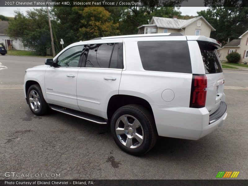Iridescent Pearl Tricoat / Cocoa/Dune 2017 Chevrolet Tahoe Premier 4WD