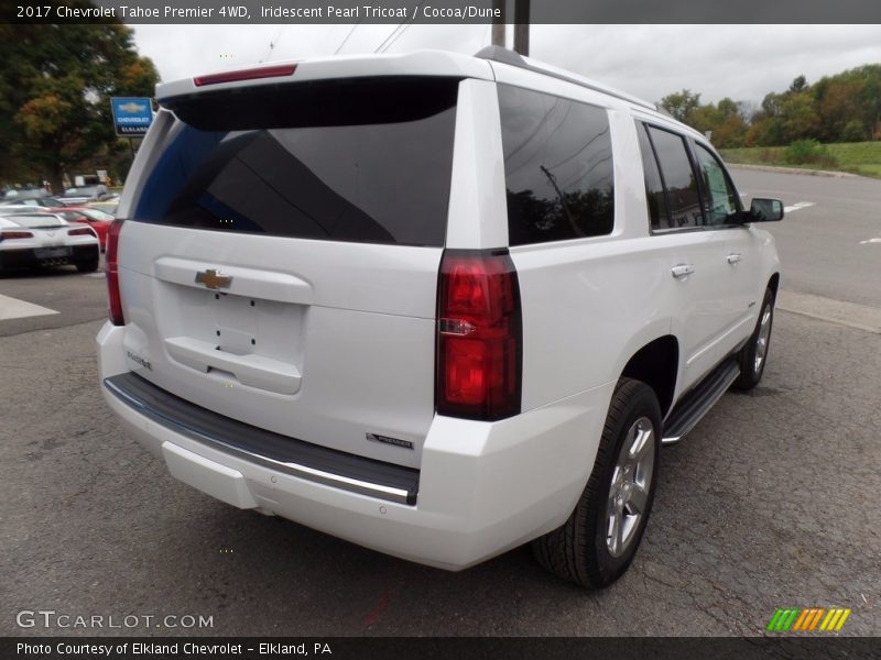 Iridescent Pearl Tricoat / Cocoa/Dune 2017 Chevrolet Tahoe Premier 4WD