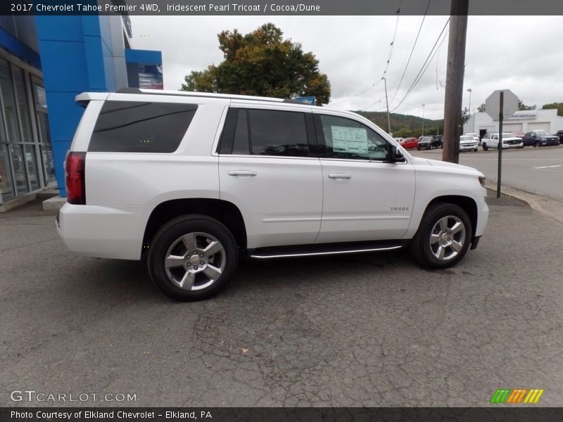 Iridescent Pearl Tricoat / Cocoa/Dune 2017 Chevrolet Tahoe Premier 4WD