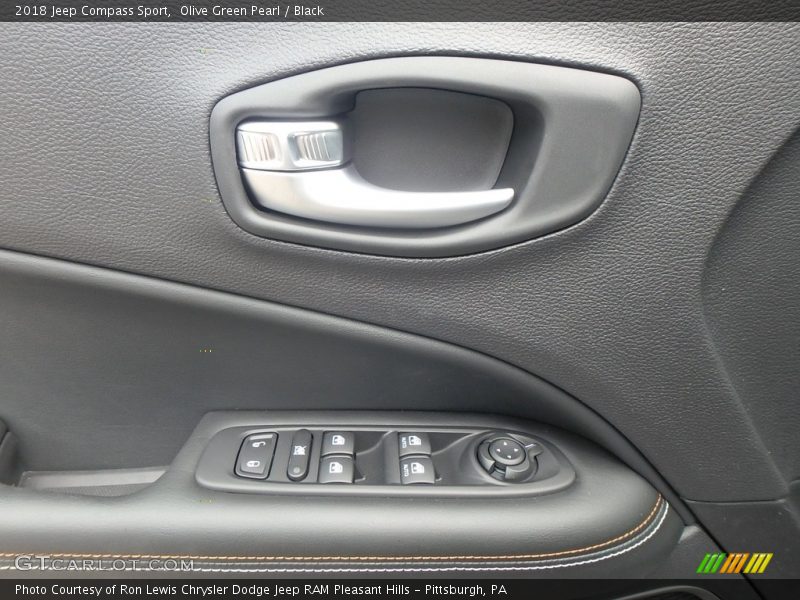 Olive Green Pearl / Black 2018 Jeep Compass Sport