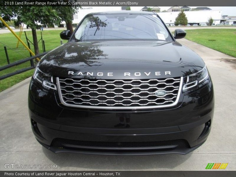 Santorini Black Metallic / Acorn/Ebony 2018 Land Rover Range Rover Velar S