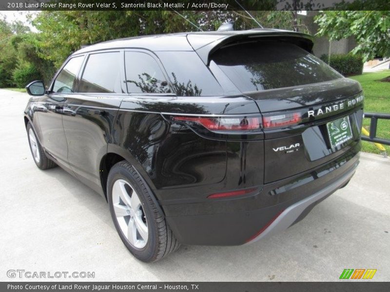 Santorini Black Metallic / Acorn/Ebony 2018 Land Rover Range Rover Velar S