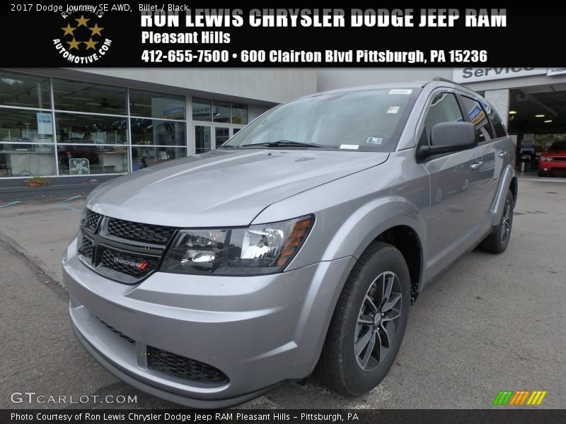 Billet / Black 2017 Dodge Journey SE AWD