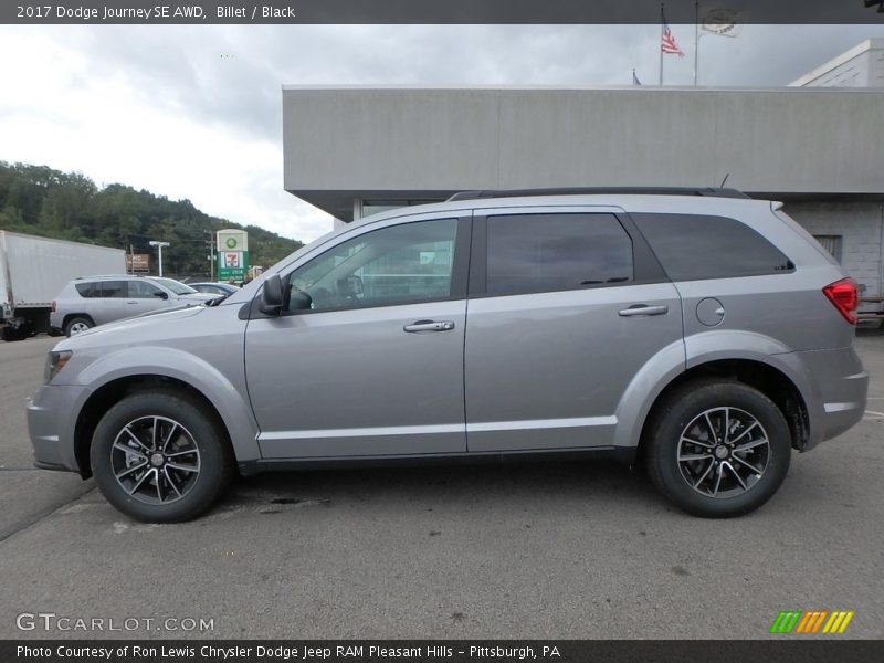 Billet / Black 2017 Dodge Journey SE AWD