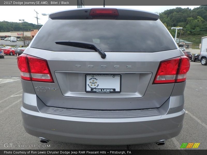Billet / Black 2017 Dodge Journey SE AWD