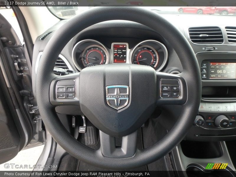Billet / Black 2017 Dodge Journey SE AWD