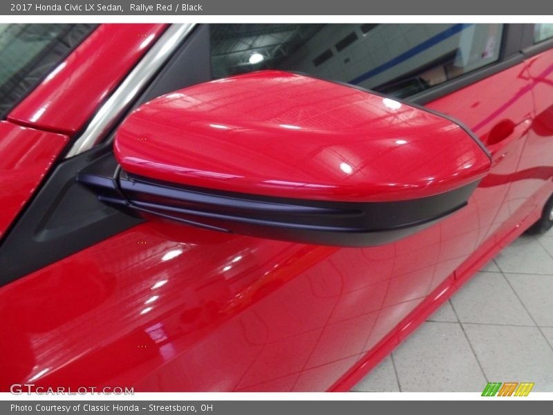 Rallye Red / Black 2017 Honda Civic LX Sedan