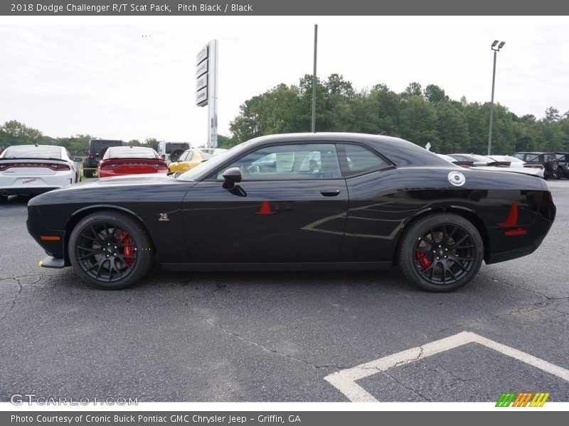 Pitch Black / Black 2018 Dodge Challenger R/T Scat Pack