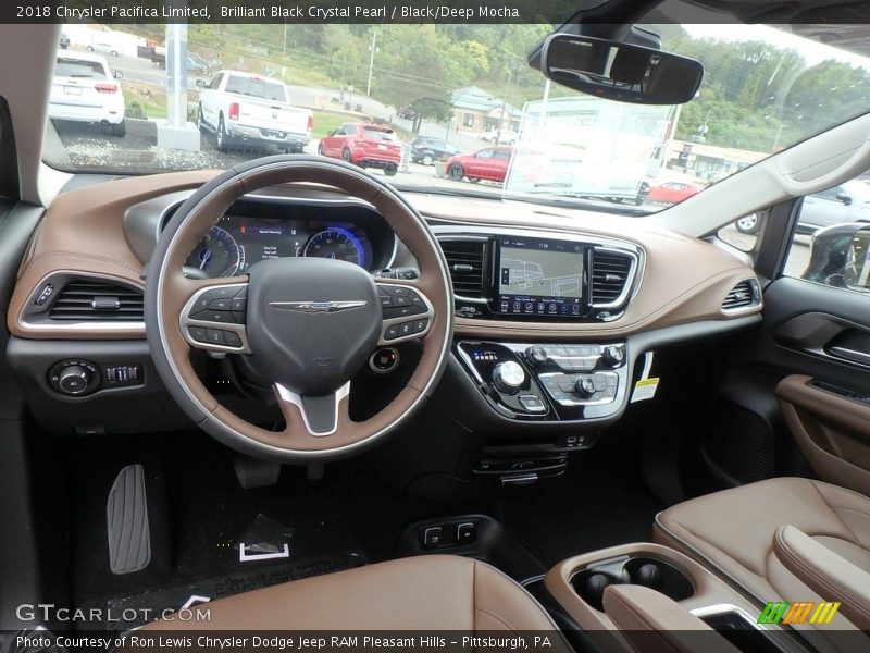  2018 Pacifica Limited Black/Deep Mocha Interior