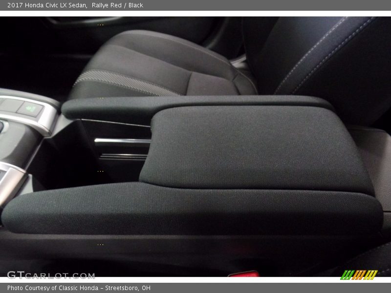 Rallye Red / Black 2017 Honda Civic LX Sedan