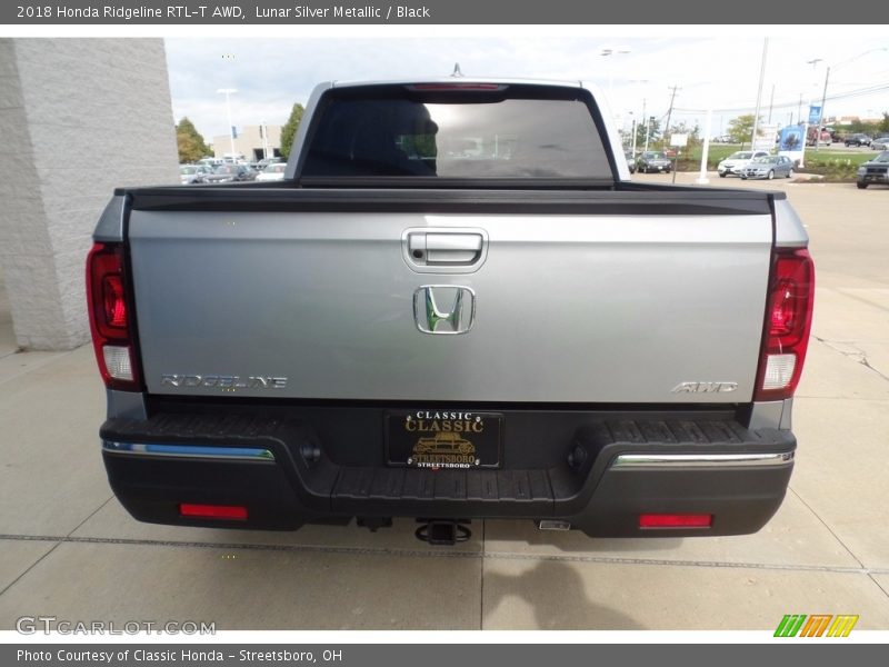 Lunar Silver Metallic / Black 2018 Honda Ridgeline RTL-T AWD