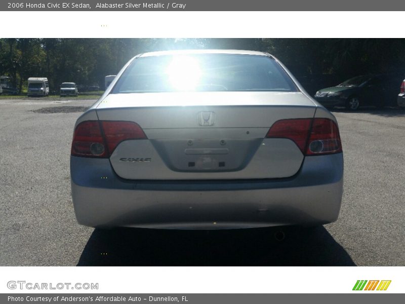 Alabaster Silver Metallic / Gray 2006 Honda Civic EX Sedan