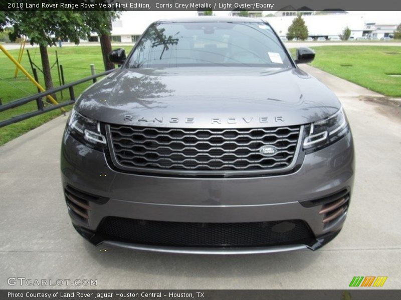 Corris Grey Metallic / Light Oyster/Ebony 2018 Land Rover Range Rover Velar First Edition