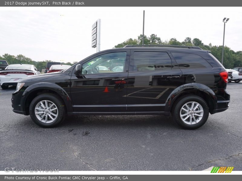Pitch Black / Black 2017 Dodge Journey SXT